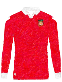 Impasto paint rendering of Wrexham home kit